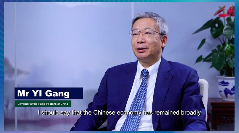 Interview with Governor YI Gang at the HKMA Global Financial Leaders’ Investment Summit on November 2nd