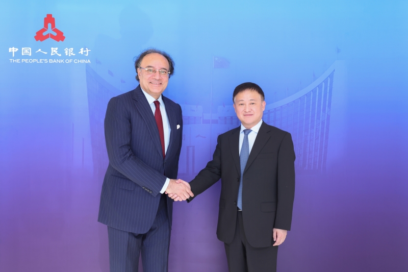 Pan Gongsheng, PBOC Governor, meets with Muhammad Aurangzeb, Finance Minister of Pakistan