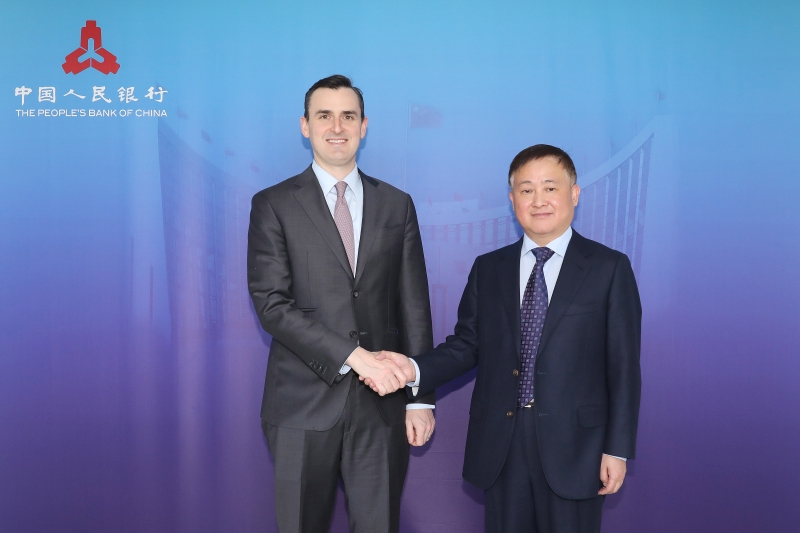 Governor Pan Gongsheng of the People’s Bank of China Met with First Deputy Managing Director Dan Kat...